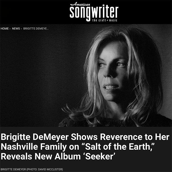 Brigitte DeMeyer - American Songwriter